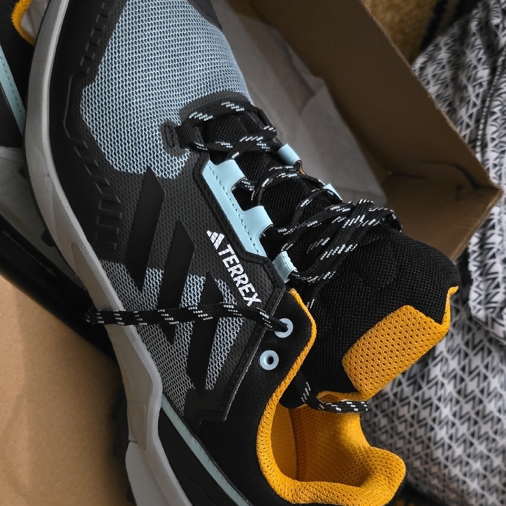 Adidas Terrex Men's Shoes - Black and Yellow